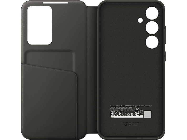 Thumbnail - SAMSUNG Smart View Wallet Case, Bookcover, Samsung, Galaxy S24 FE, Black