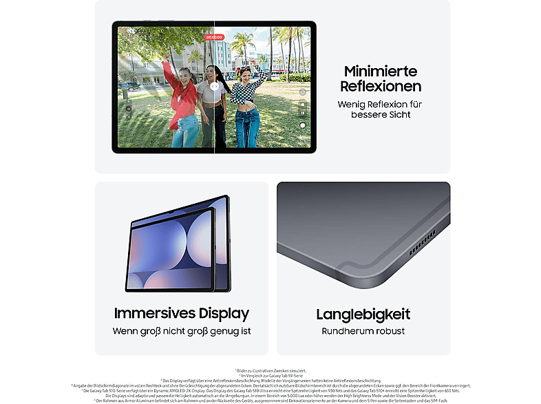 Thumbnail - SAMSUNG Galaxy Tab S10+ Wi-Fi, Tablet, 256 GB, 12,4 Zoll, Gray