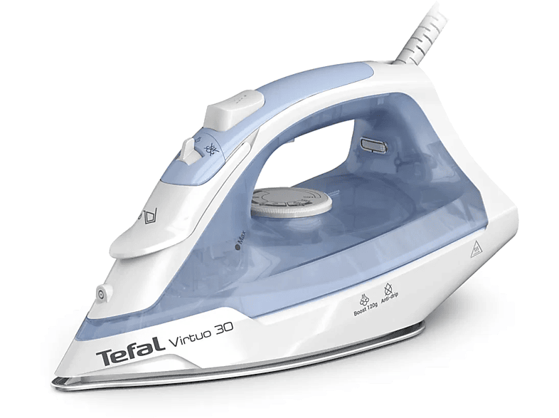 TEFAL Virtuo 30 Gőzölős vasaló kék