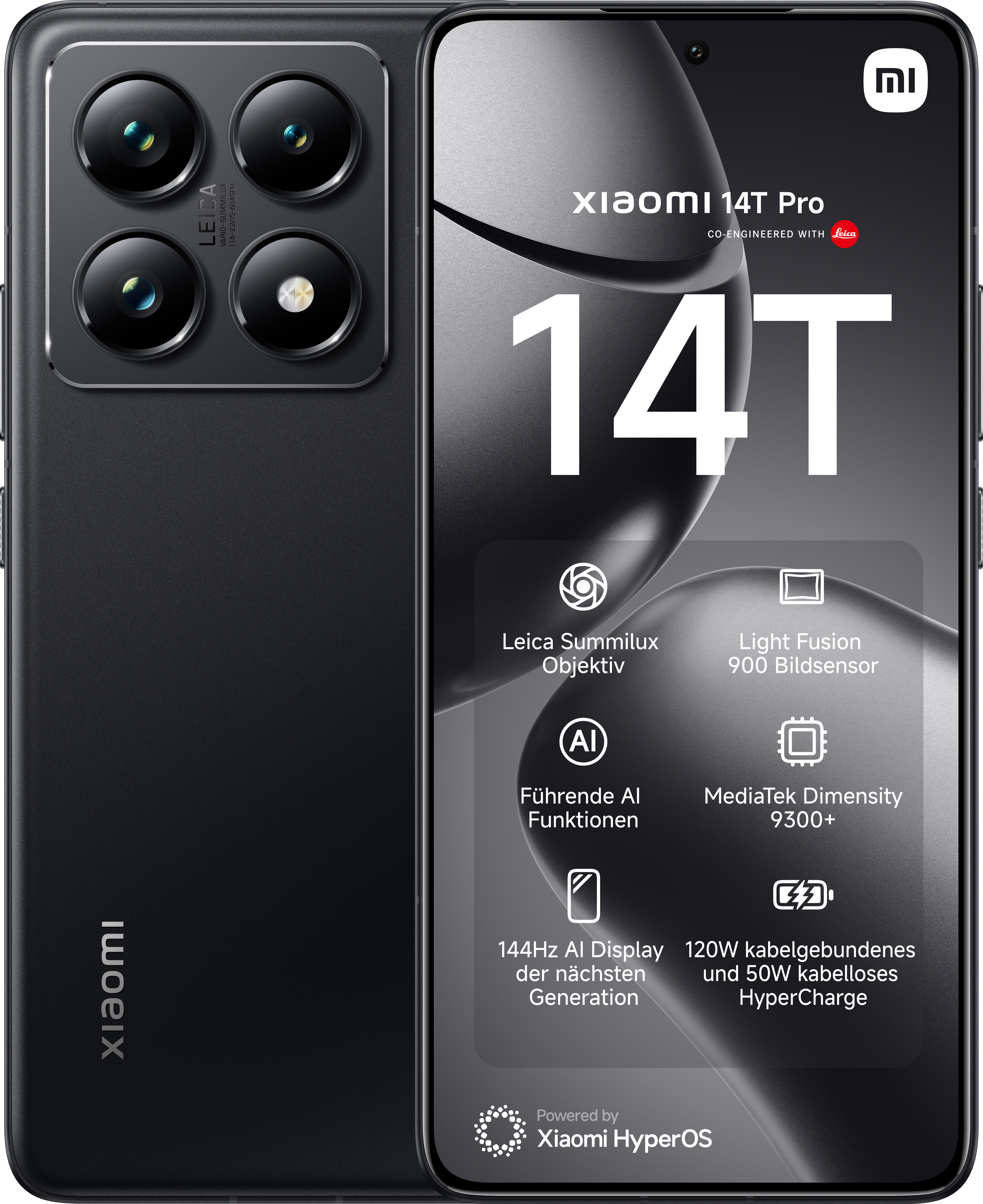 XIAOMI 14T Pro 512 GB Titan Black Dual SIM bei MediaMarkt