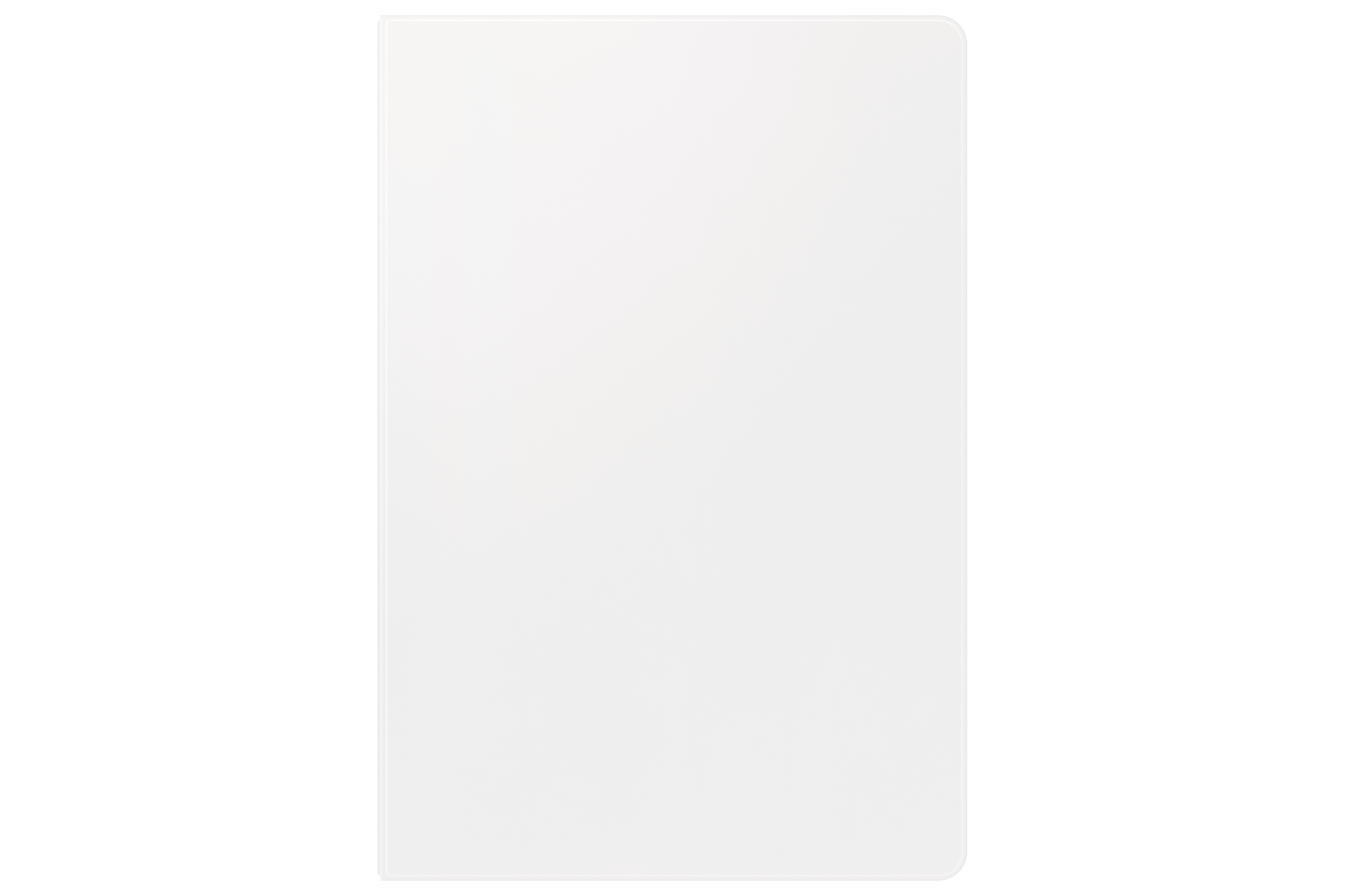 Ein weißes rechteckiges Objekt, möglicherweise ein Tablet oder Notizblock.