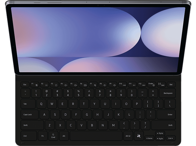 SAMSUNG Book Cover Keyboard Slim, Keyboard cover, Samsung, Galaxy Tab S10+, Galaxy Tab S9+, Galaxy Tab S9 FE+, Black Polycarbonat, Polyurethan, Magnet