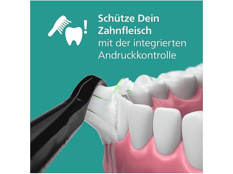 Philips HX7111/01 Sonicare 5500 Schallzahnbürste Schwarz — Foto 4 von 5