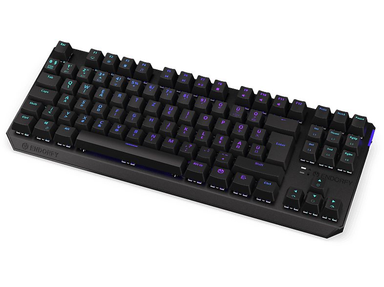 ENDORFY Thock TKL vezeték nélküli billentyűzet, RGB, Kailh Brown mech. kapcsoló, Magyar, fekete (EY5E005)