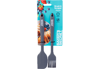 BAKER'S SECRET 2 darabos szilikon ecset és spatula (DA00980)