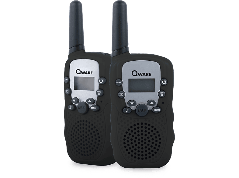 Qware Walkie-talkie Set Zwart (qw Snd-wt335bl)