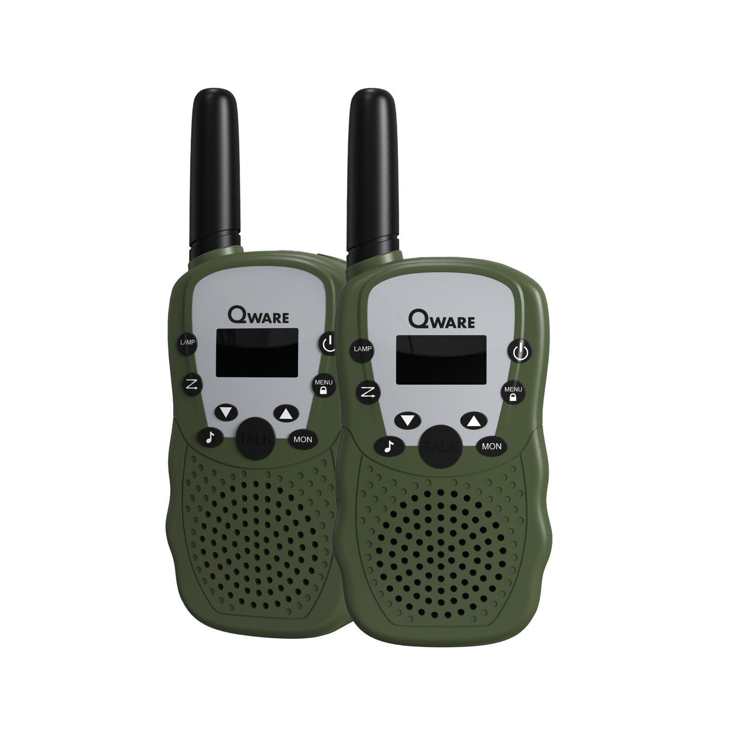 Qware Set Qw Snd-wt335gn Walkie Talkie Legergroen