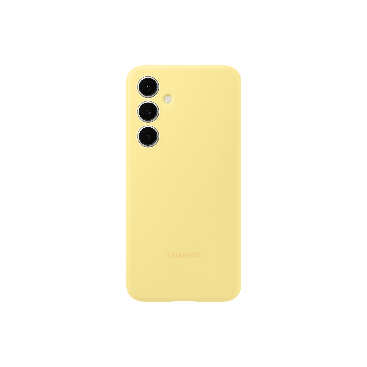 SAMSUNG Silicone Case Telefoonhoesje voor Samsung S24 FE Geel