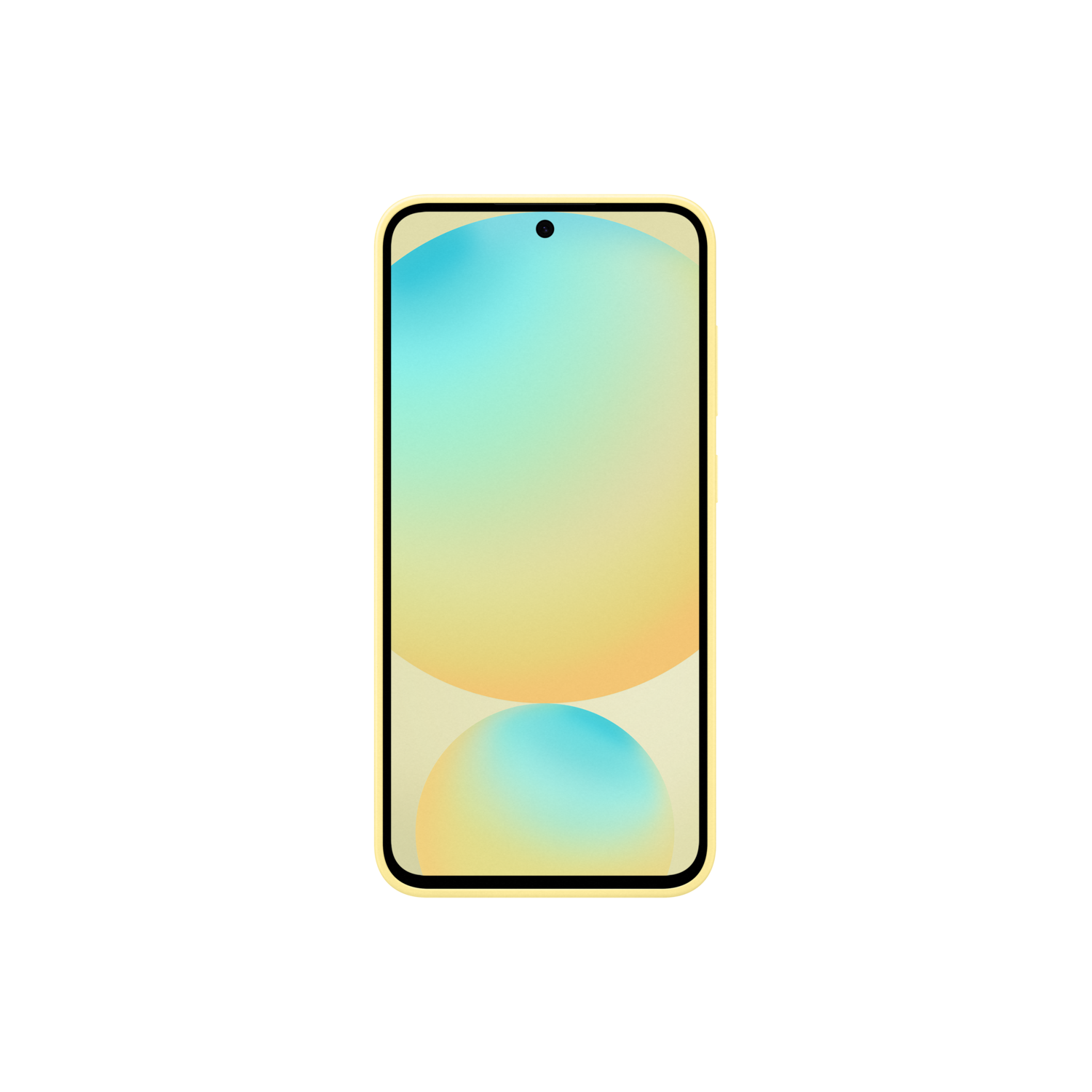 SAMSUNG Silicone Case Telefoonhoesje voor Samsung S24 FE Geel