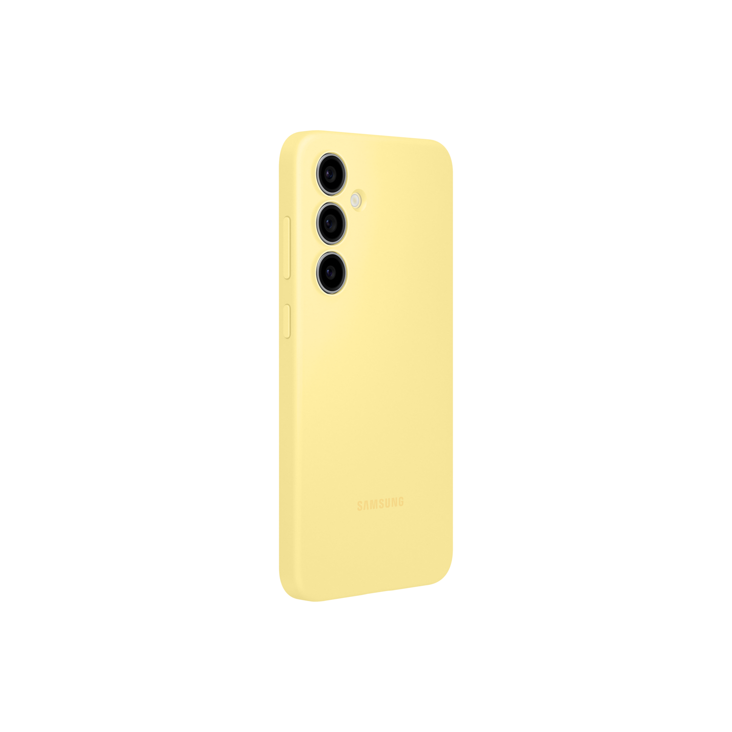 SAMSUNG Silicone Case Telefoonhoesje voor Samsung S24 FE Geel