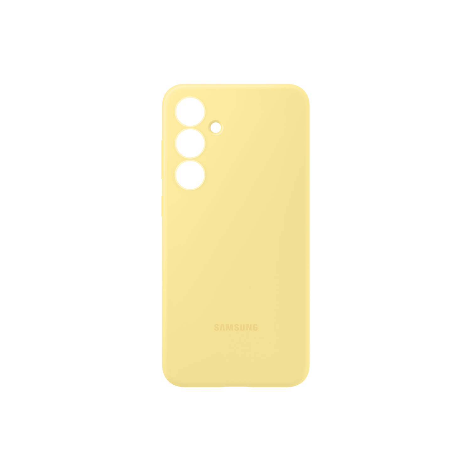 SAMSUNG Silicone Case Telefoonhoesje voor Samsung S24 FE Geel
