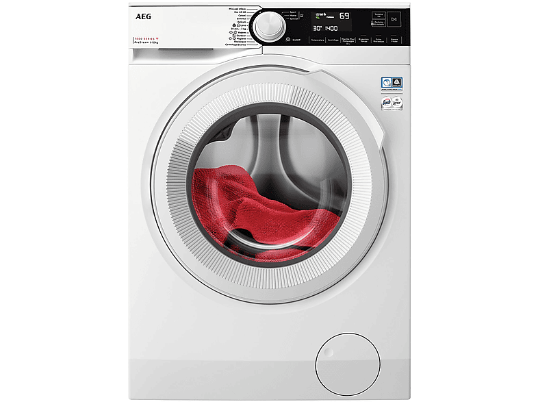 AEG Lr7D410Wy Lavatrice, Caricamento frontale, 10 kg, 63,1 cm, Classe A