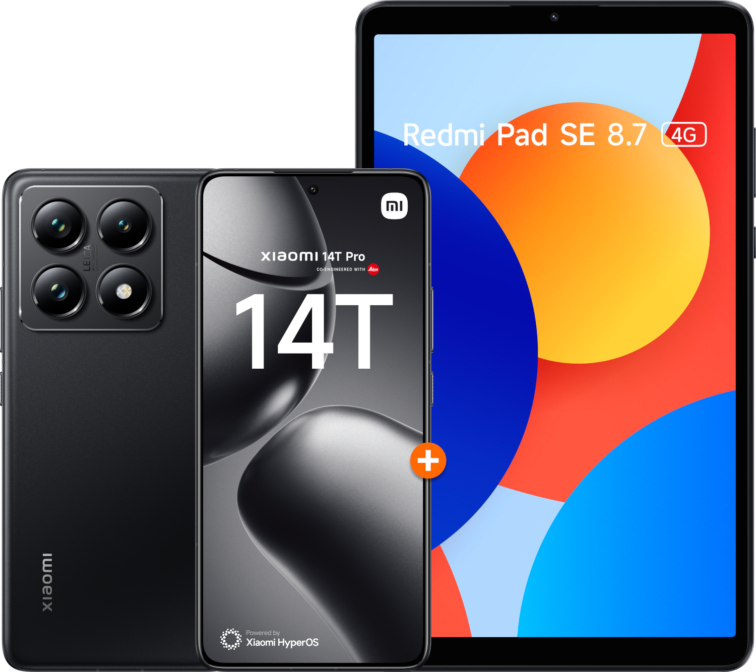 XIAOMI Smartphone 14T Pro - 512GB + Redmi Pad SE 8.7 4G - 64GB