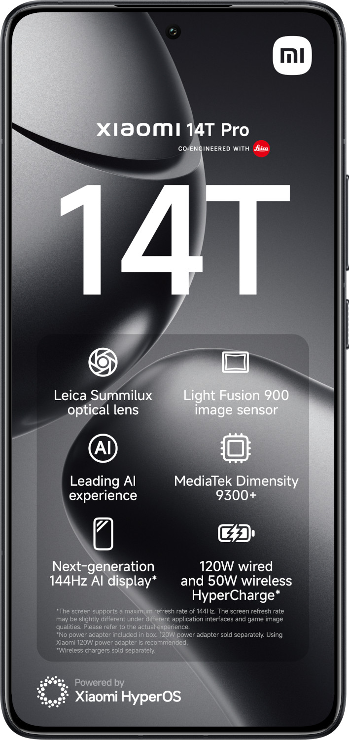 XIAOMI Smartphone 14T Pro - 512GB + Redmi Pad SE 8.7 4G - 64GB