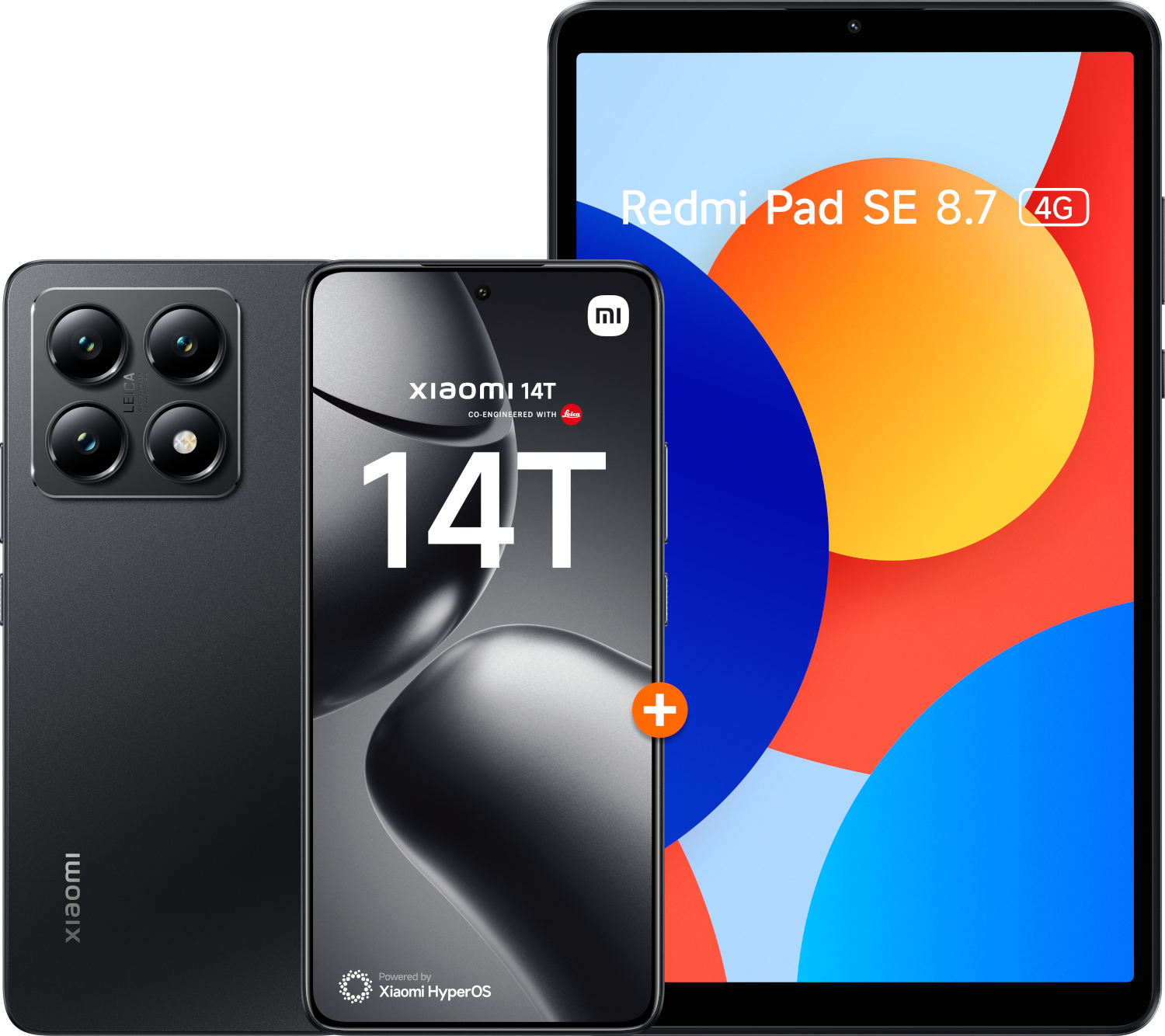 Xiaomi Smartphone 14t - 256gb + Redmi Pad Se 8.7 4g 64gb 256 Gb Zwart