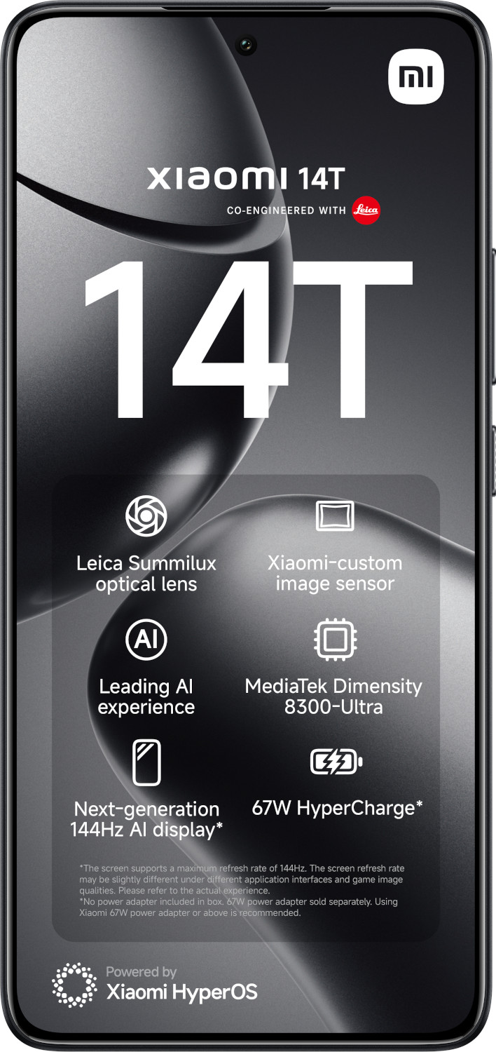 XIAOMI Smartphone 14T - 256GB + Redmi Pad SE 8.7 4G - 64GB