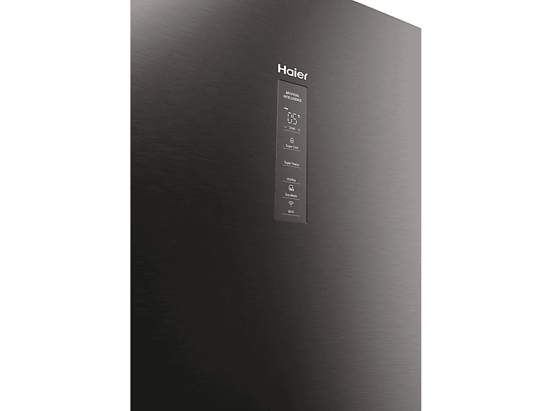 Thumbnail - HAIER HTW5620CNMP 3D 60 SERIE 5 Kühlgefrierkombination (C, 414 l, 2050 mm hoch, Dunkles Edelstahl)