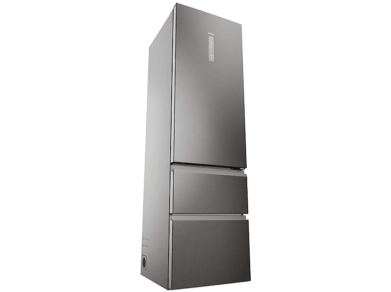 Thumbnail - HAIER HTW5620CNMP 3D 60 SERIE 5 Kühlgefrierkombination (C, 414 l, 2050 mm hoch, Dunkles Edelstahl)