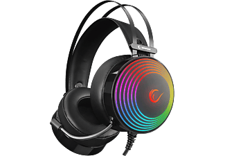 RAMPAGE RM-K97 HELIX USB 7.1 Version RGB Gaming Mikrofonlu Oyuncu Kulaklığı Siyah_0