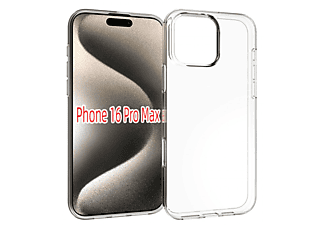 CASE AND PRO iPhone 16 Pro Max vékony TPU szilikon hátlap, átlátszó (TPU-IPH16PM-TP)