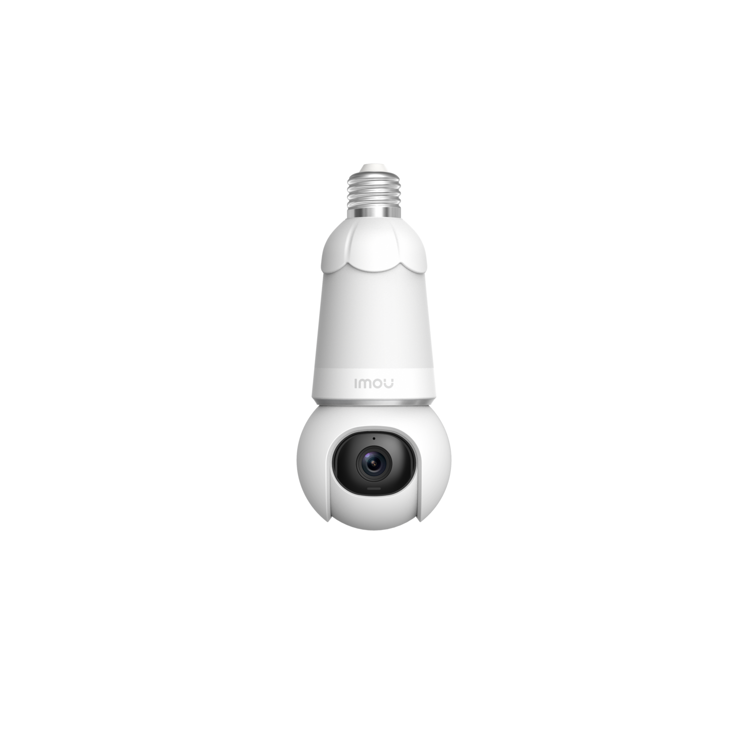 Imou Bulb Cam - Beveiligingscamera En E27 Lamp - 3K Camera en Lamp In 1 - 3K UHD Beeld – 350 Lumen - Eenvoudige en Snelle Installatie - Panoramisch Draaien En Kantelen Voor 360° Beveiliging - Persoons -En Voertuigendetectie
