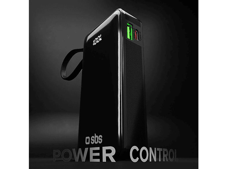 Powerbank SBS 10000 mAh 22.5W PD Czarny – zdjęcie 2