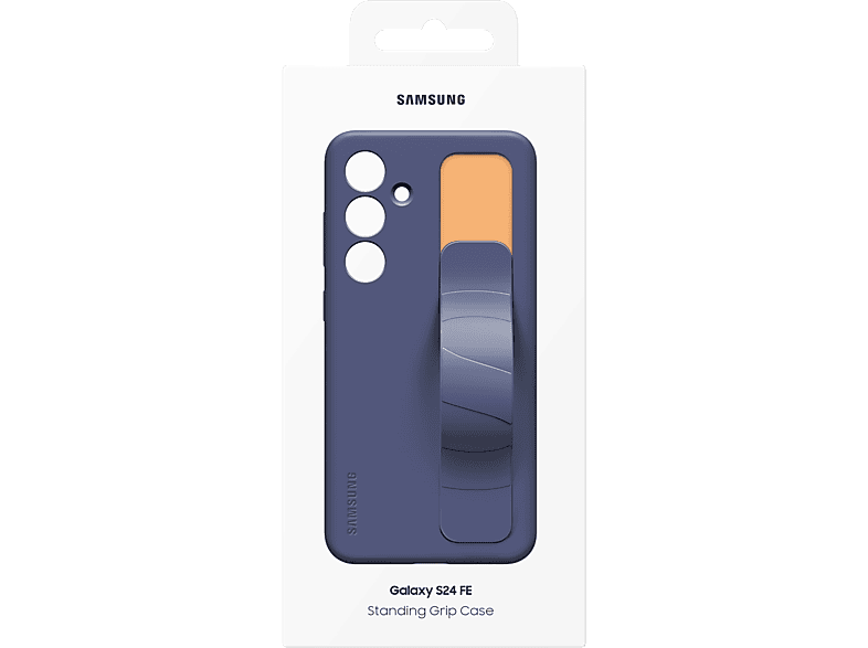 Samsung Standing Grip Case Backcover, für Samsung Galaxy S24 FE, Blue Black; Schutzhülle — Foto 5 von 5