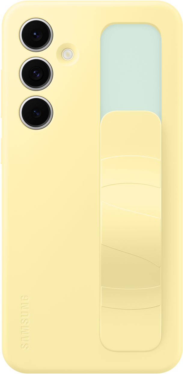 SAMSUNG Standing Grip Case, Manches, Samsung, Galaxy S24 FE, Jaune