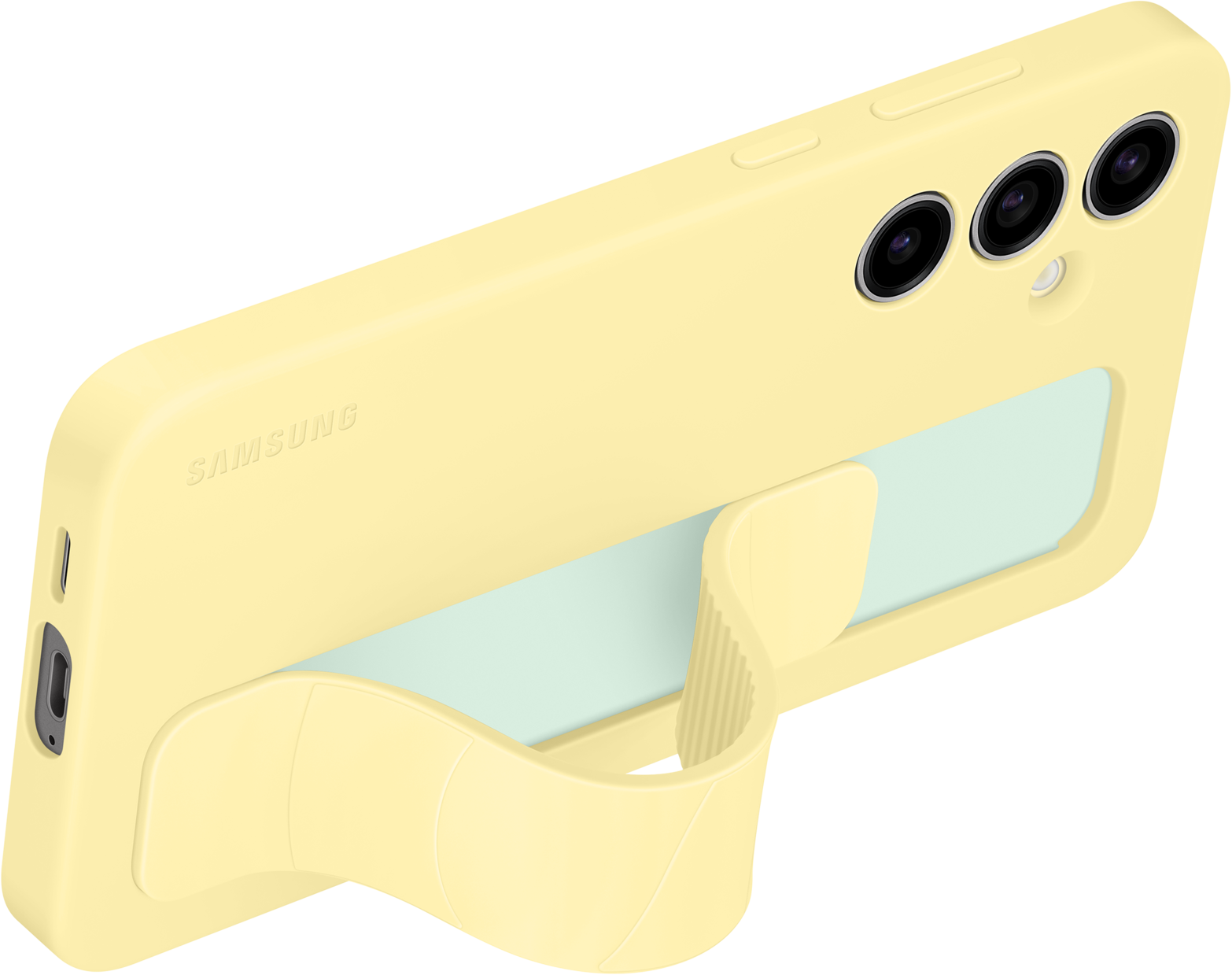 SAMSUNG Standing Grip Case, Manches, Samsung, Galaxy S24 FE, Jaune