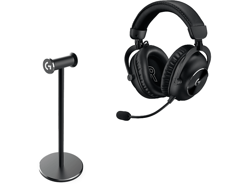 Logitech G Pro X 2 Lightspeed + HS STAND, Inalámbrico, Bluetooth, Micrófono, 7.1 DTS, PC/PlayStation/Nintendo, Negro