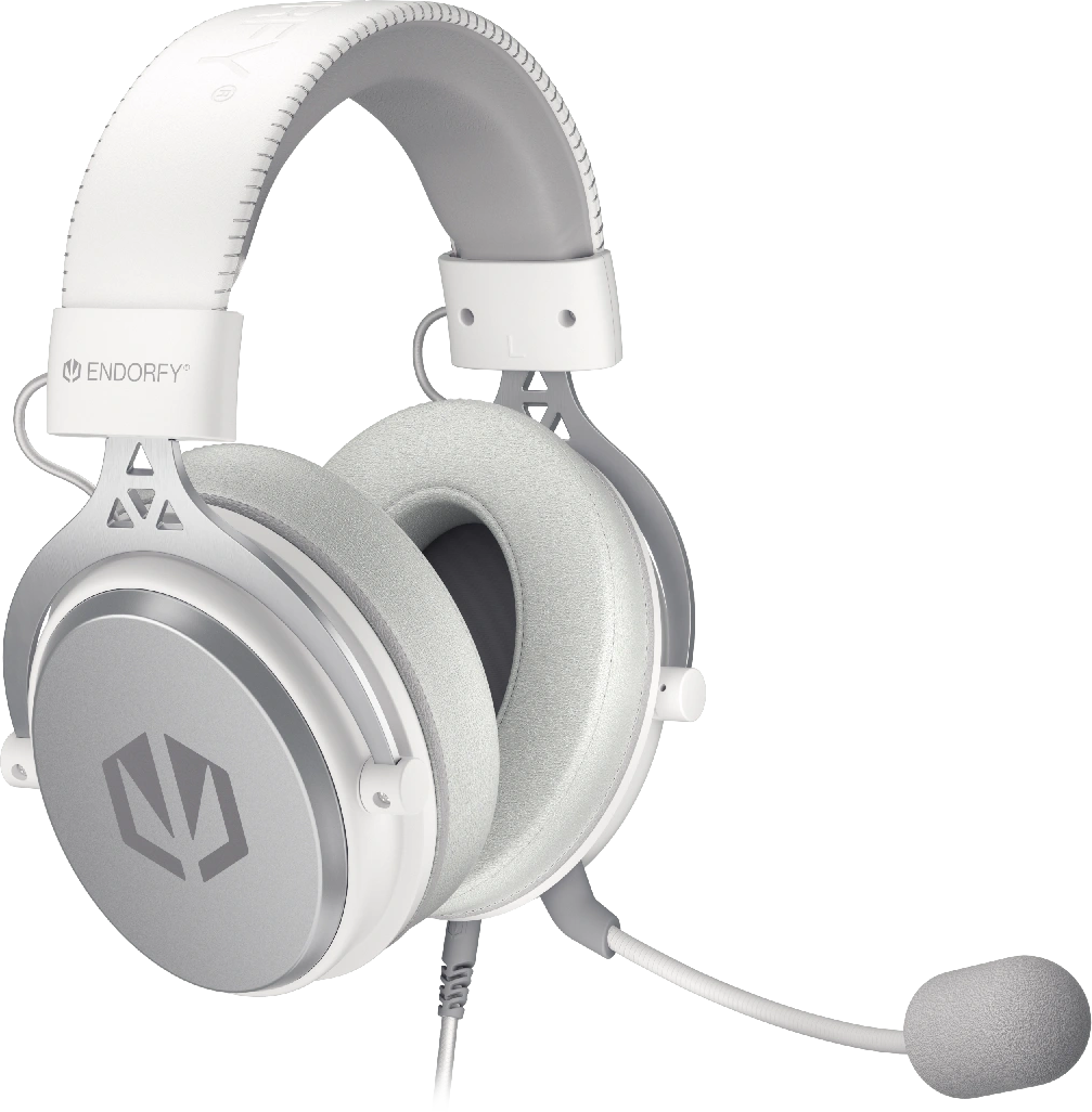 ENDORFY VIRO Plus USB Onyx fejhallgató mikrofonnal, + 3,5mm jack, fehér (EY1A005)