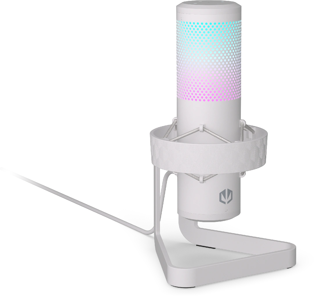 ENDORFY AXIS Streaming Onyx asztali mikrofon, USB, ARGB , fehér (EY1B007)