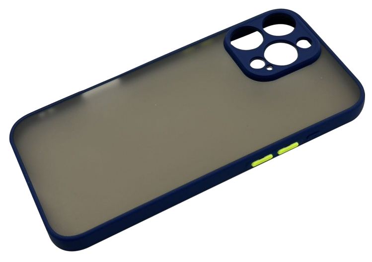 CASE AND PRO iPhone 16 Pro Max műanyag tok, kék-zöld (MATT-IPH16PM-BLG)