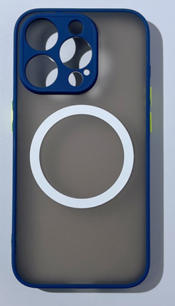 CASE AND PRO iPhone 16 Pro mágneses műanyag tok, kék-zöld (MATTMIPH16PR-BLG)