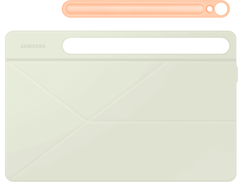 SAMSUNG Smart Book Cover EF-BX710 Tablethülle, für Galaxy Tab S9, Galaxy Tab S9 FE, Orange — Foto 3 von 5