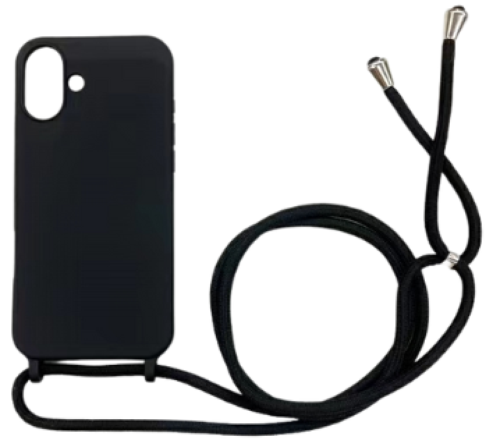 CASE AND PRO iPhone 16 Plus TPU+PC fekete fesztivál tok (FEST-IPH16PBK-BK)