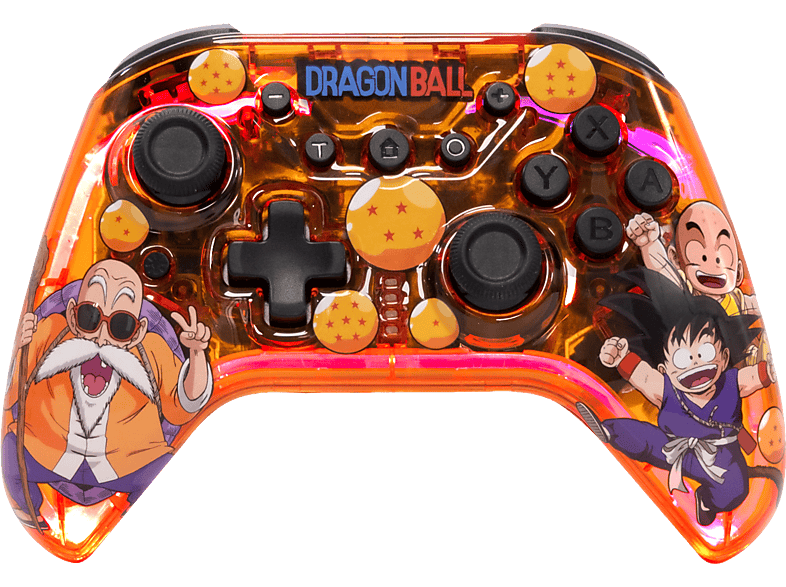 Mando Nintendo Switch - FR-TEC Gamepad Wireless Dragon Ball, Switch; PC; iOS; Android, Translúcido, Inalámbrico, Multicolor