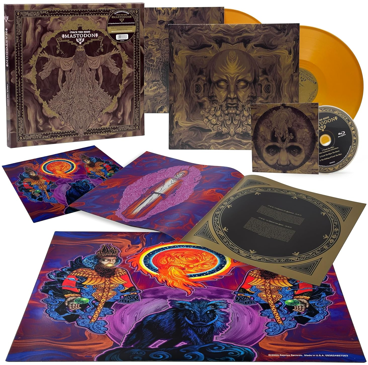 Mastodon - Crack The Skye (Limited Gold Vinyl) (LP + Blu-ray)