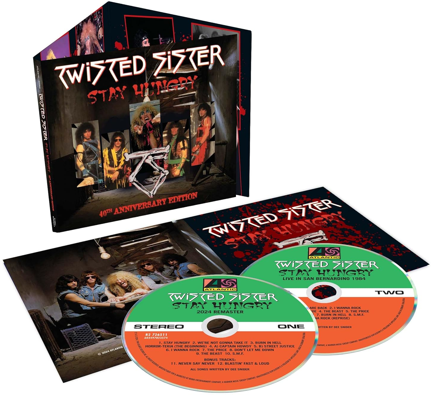 A Twisted Sister Stay Hungry című albumának egy dobozos kiadása. A zenekar tagjait és az album borítóját tartalmazza.
