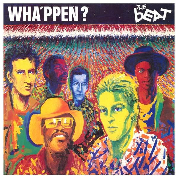 Album borítója egy csoport férfival színes ingekben, és a 'Wha'ppen?' szöveggel.