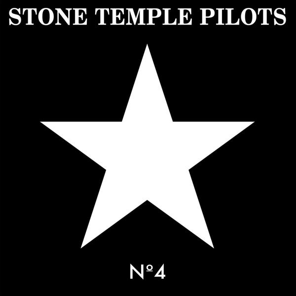 Fekete négyzet fehér csillaggal, felül a 'STONE TEMPLE PILOTS' szöveggel, alul a 'Nº4'-gyel.