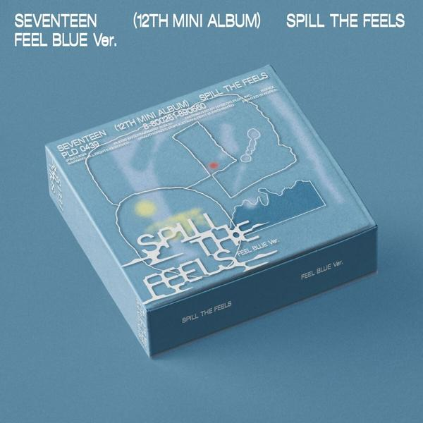 Kék albumdoboz, címe: 'Spill the Feels'.