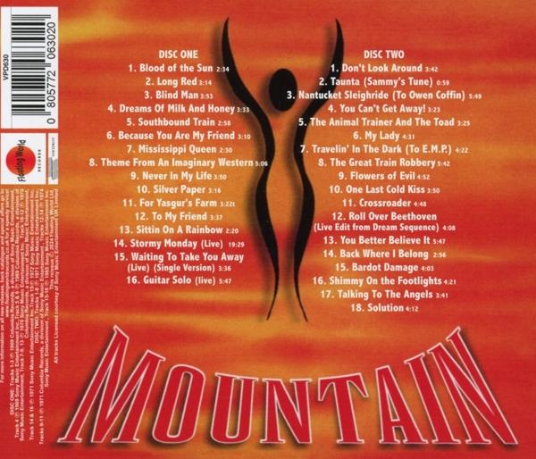 CD-Cover mit Albumtiteln, rot-orangenes Farbschema. Fette Schrift.