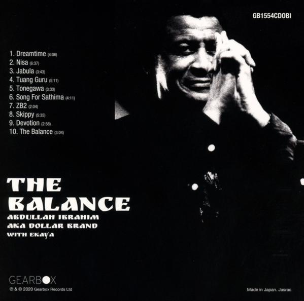Abdullah Ibrahim - The Balance  - (CD)
