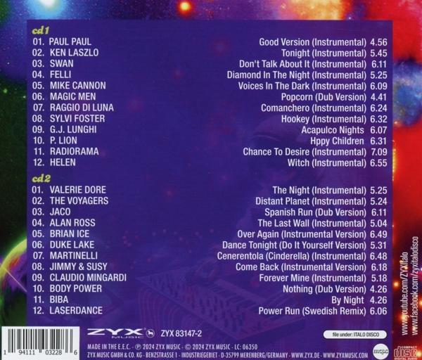 Albumcover mit einer Liste von Songs.