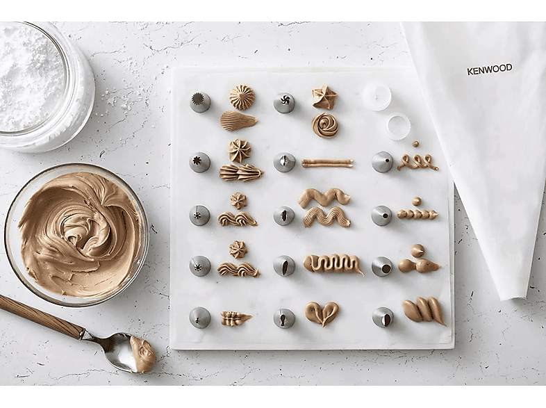 Zestaw do dekoracji ciast KENWOOD KWSD100 (22 elementy) – zdjęcie 2