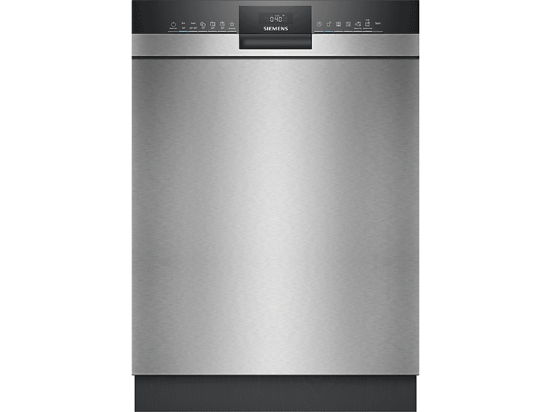 Siemens SN43ES22AE iQ300 Geschirrspüler (unterbaufähig, Besteckkorb, 598 mm breit, 42 dB(A), A, Gebürsteter Stahl)