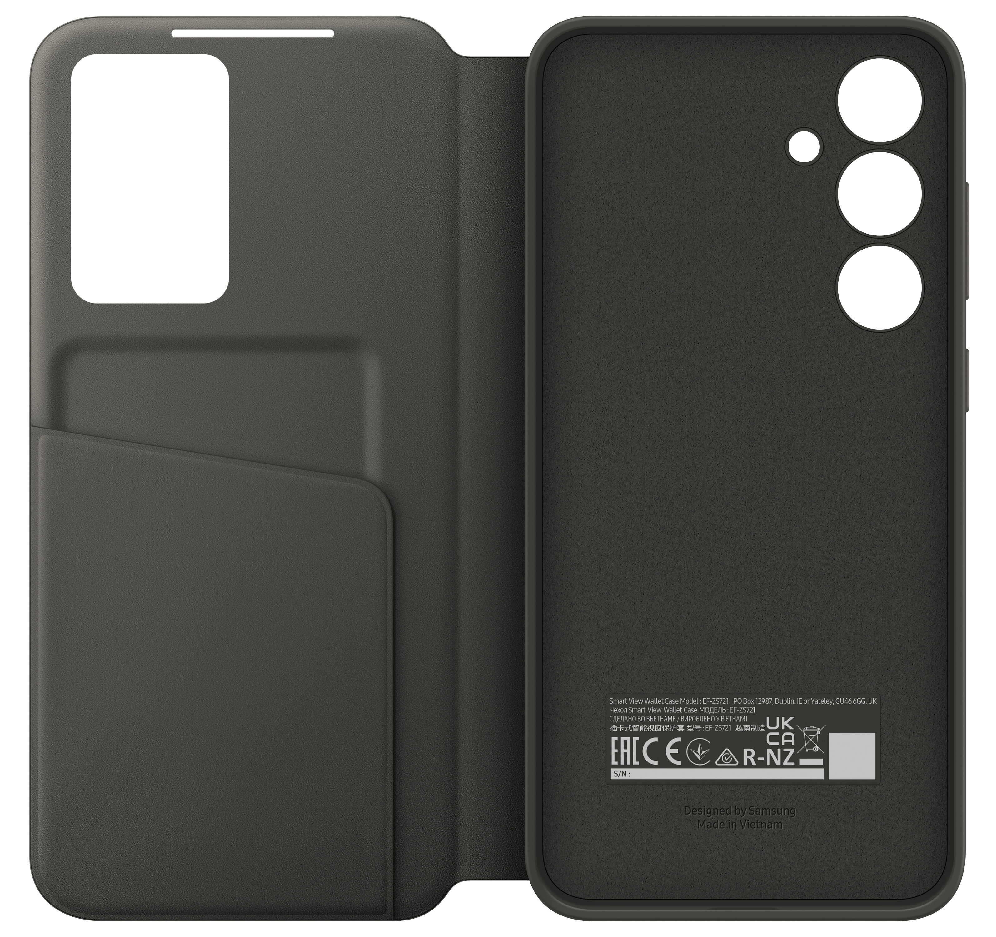 Zbliżenie arkusza informacyjnego produktu z tabelami danych.