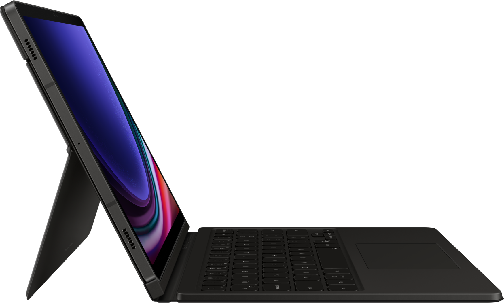 SAMSUNG Book Cover Keyboard - AI Key (CH Layout) Custodia per tablet con tastiera Nero