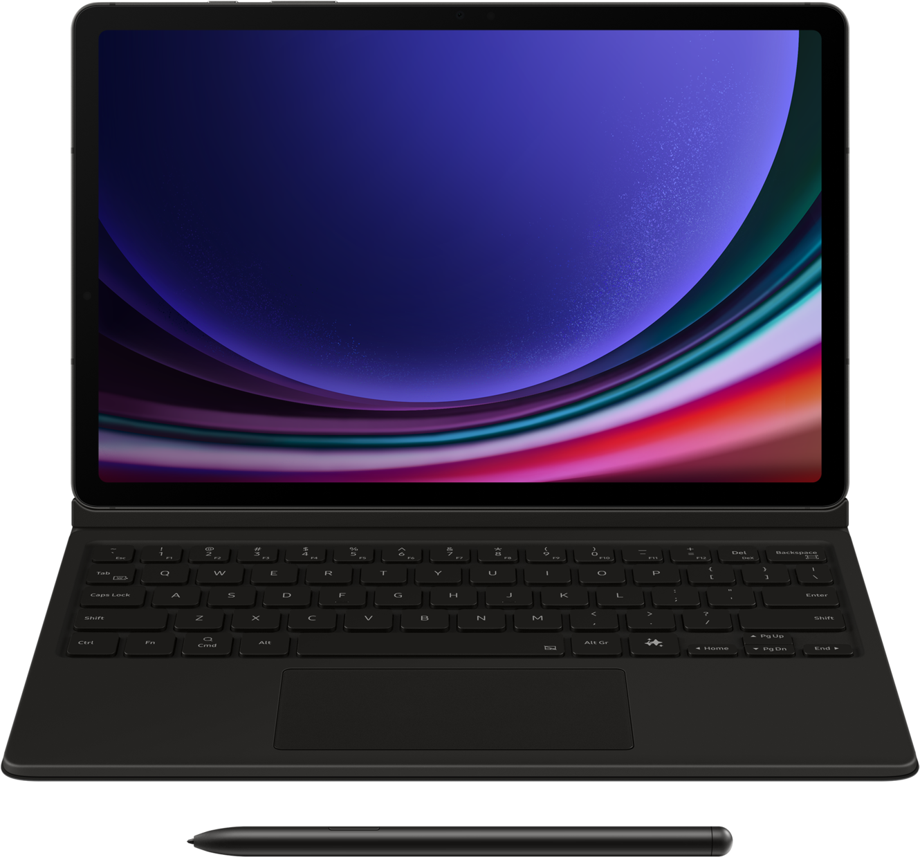 SAMSUNG Book Cover Keyboard - AI Key (CH Layout) Custodia per tablet con tastiera Nero